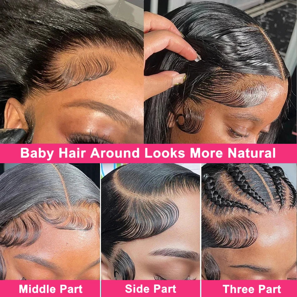 13x4 Body Wave Lace Front| 200% Water Wave Pre Plucked | 5x5 Closure Glueless
