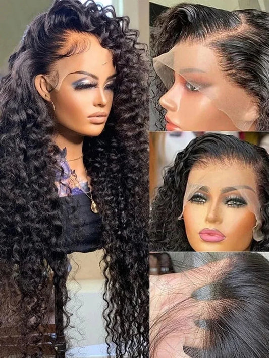 40 Inch Deep Wave | 13x6 Hd Curly Lace