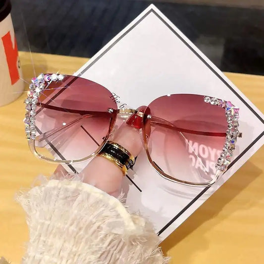 Diamond slim face high-grade sunglasses