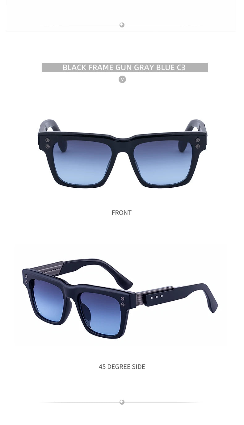 Classic Square Steampunk Eyewear -UV400
