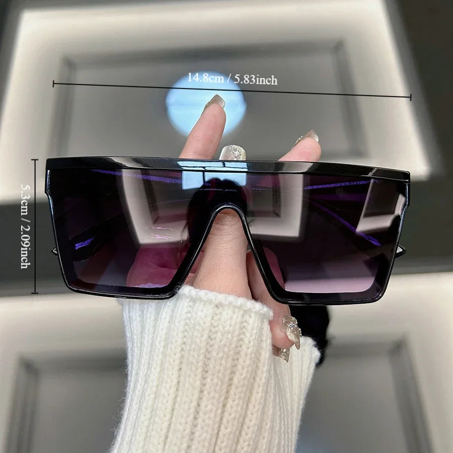 Punk Mirror Square Designer Retro Sunglasses