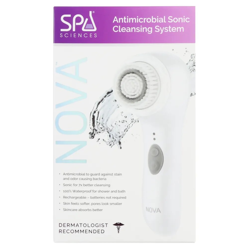 Rechargeable Antimicrobial  Cleansing Brush