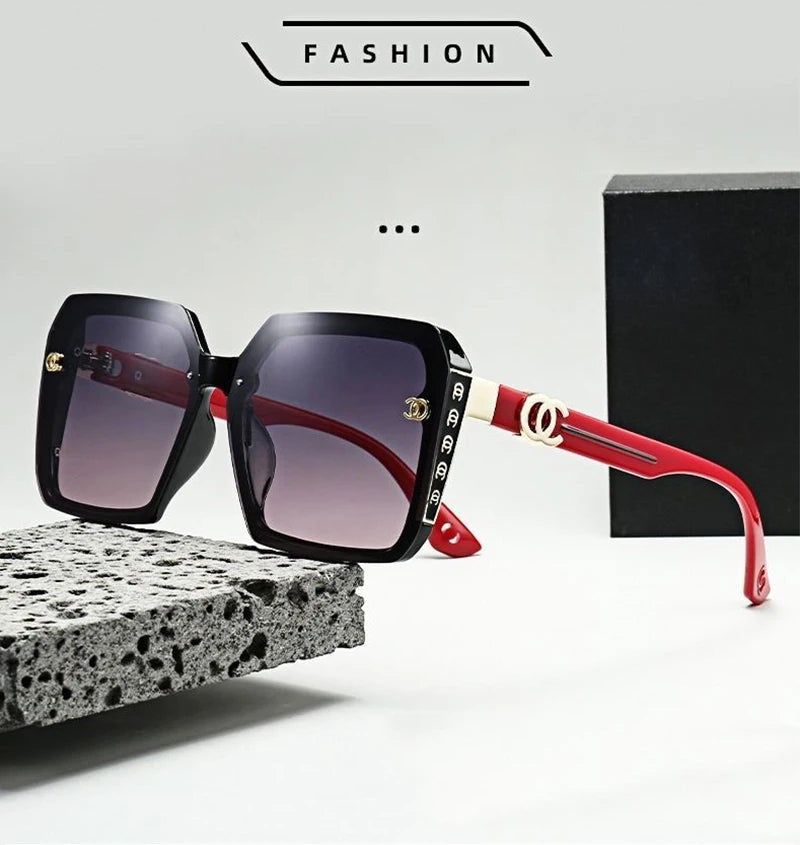 Vintage Square UV400 Sun Glasses