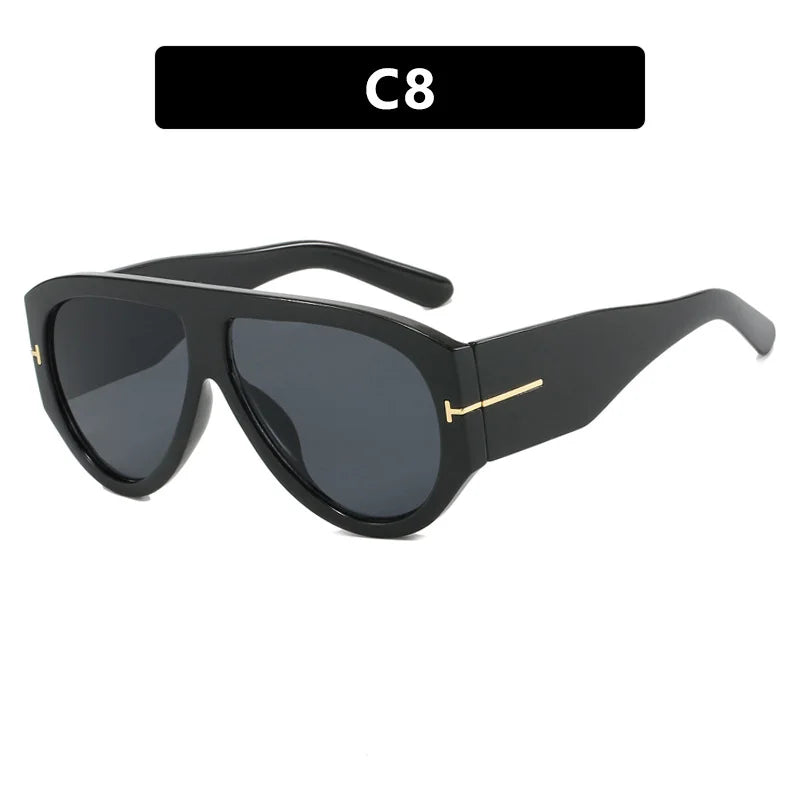Oval Shape Trendy Street Shoot Shades - UV400