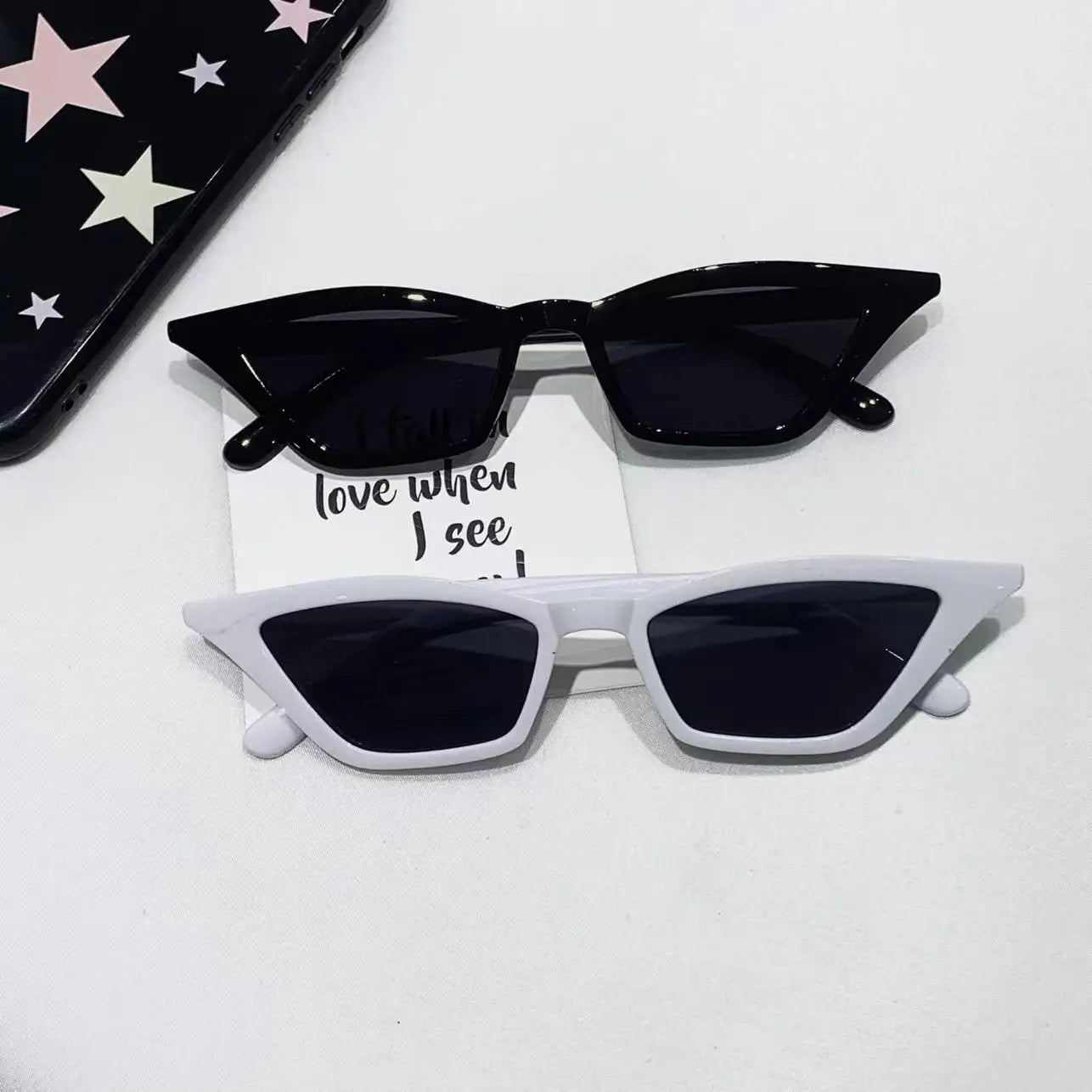 Retro Square Cat Eye UV400