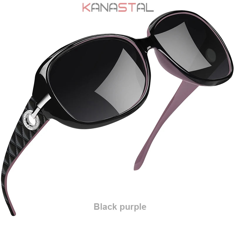 UV400 Retro Diamond Butterfly Sunscreen Glasses