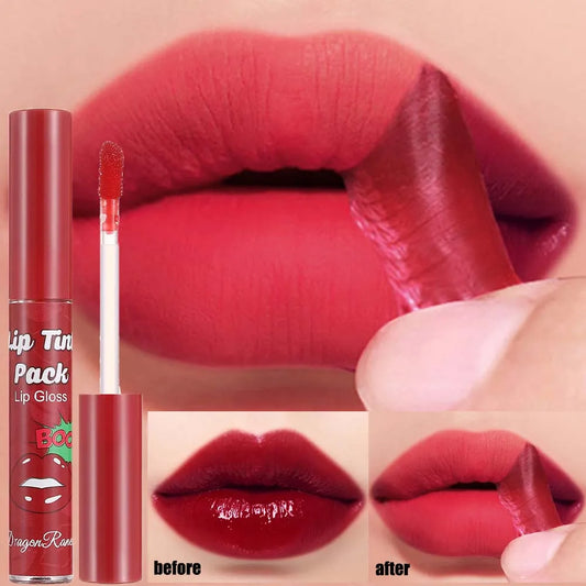 Peel Off Rose Red Lip gloss - Waterproof