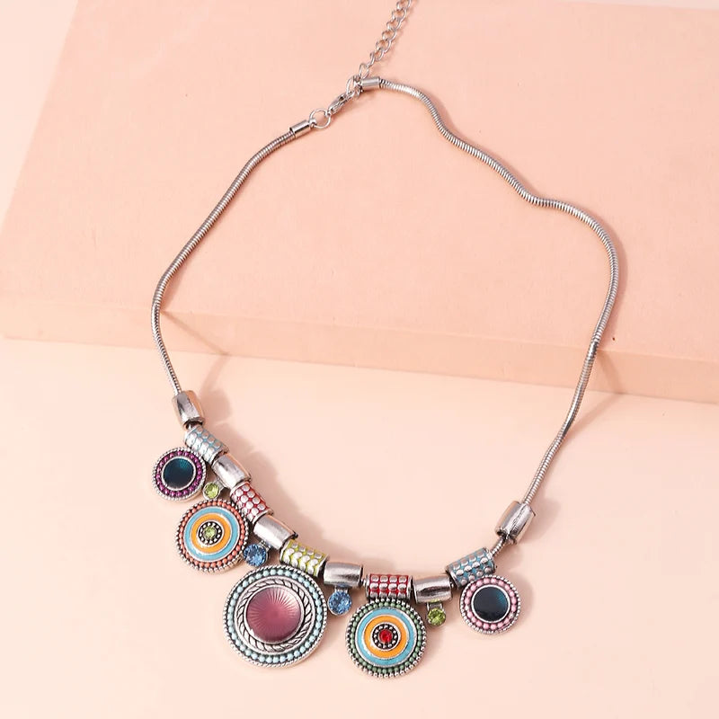 Bohemian Choker Collar Necklace