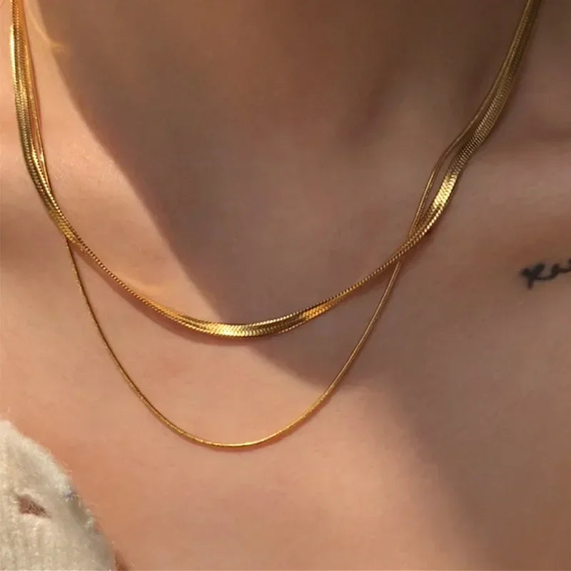 Hot Selling Water Droplet Layered Necklace
