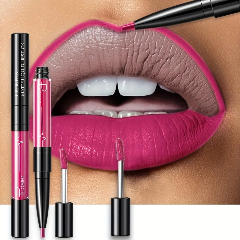 Ultra-Precise Waterproof Lip Liner Smooth, Sweatproof, Long-Lasting Wear