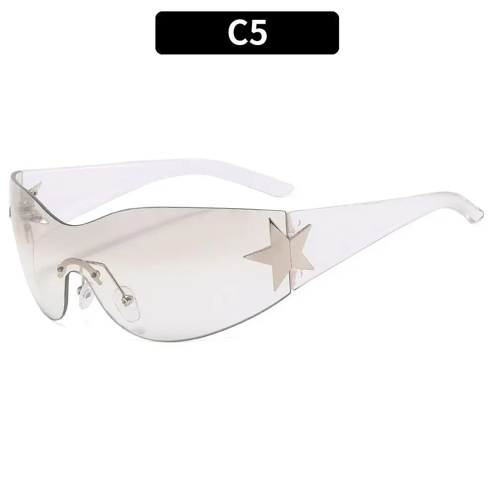 Rimless Punk Luxury Five Star Eyewear