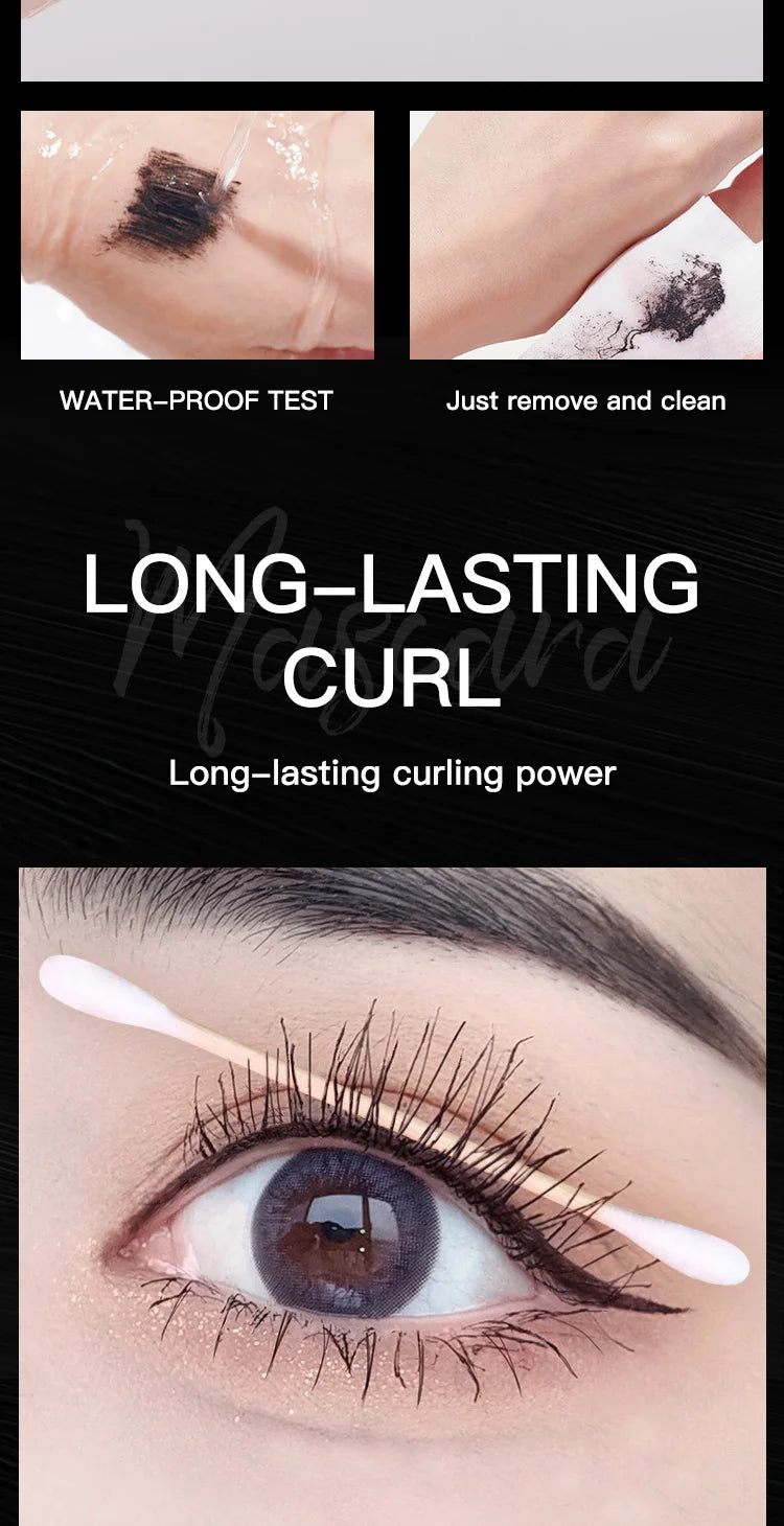 Naturally Curls Thick & Long Last Mascara with Silicone Brush Head