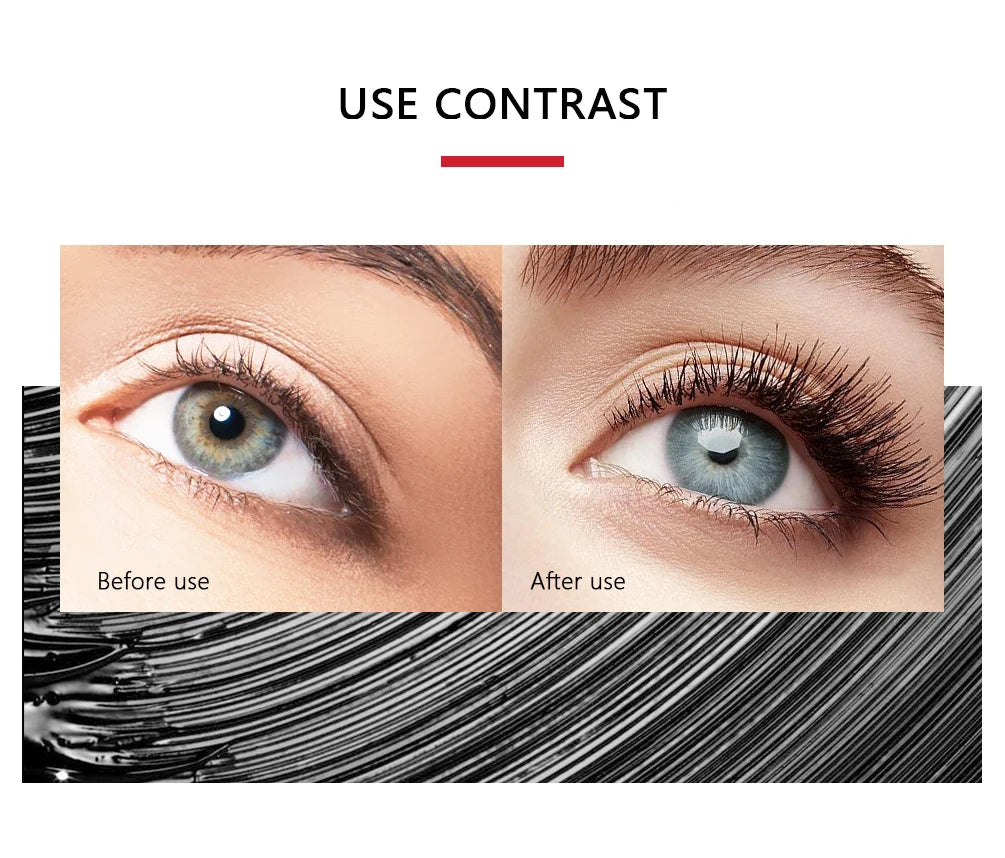 4D Silk Fiber Eyelash Mascara Waterproof | Thick Lift Lengthening