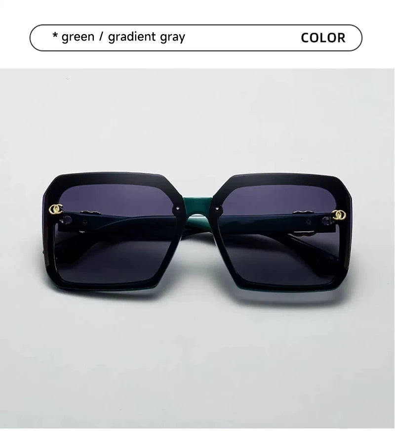Vintage Square UV400 Sun Glasses