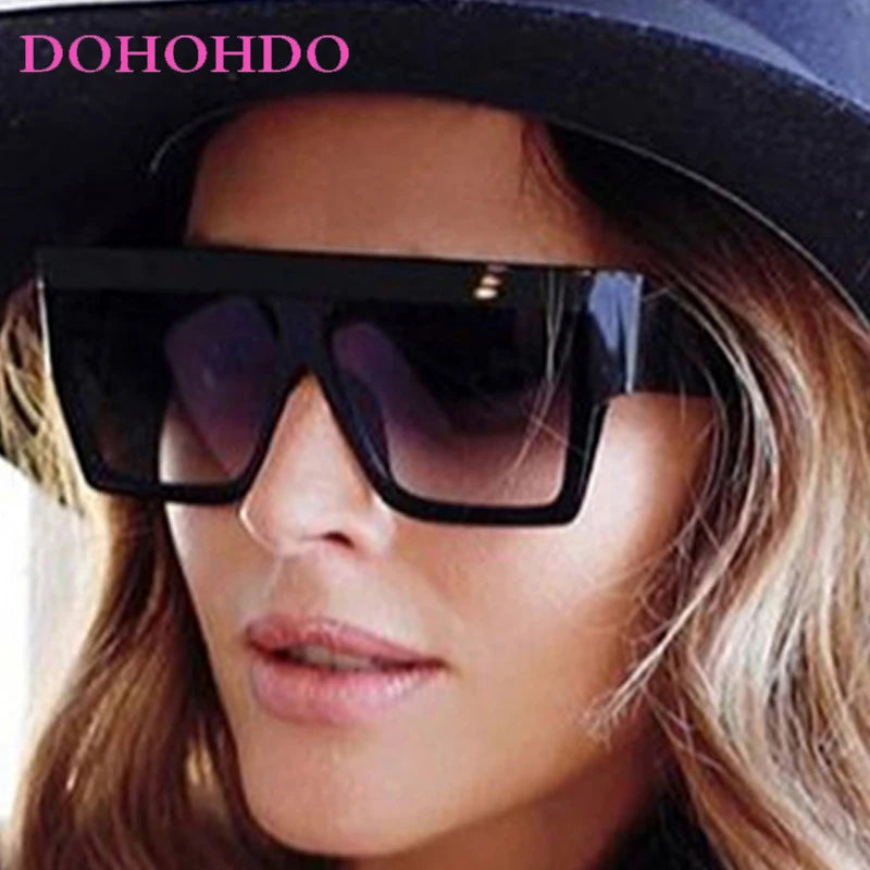 Unisex UV400 Square One-Piece Outdoor Eyeglasses