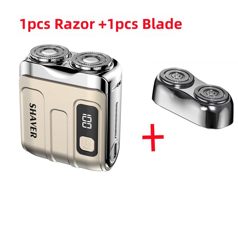 Digital Display Dual Blade Rechargeable Shaver