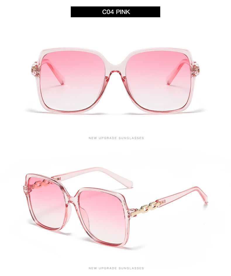 Square Trendy Gradient Outdoor Shades