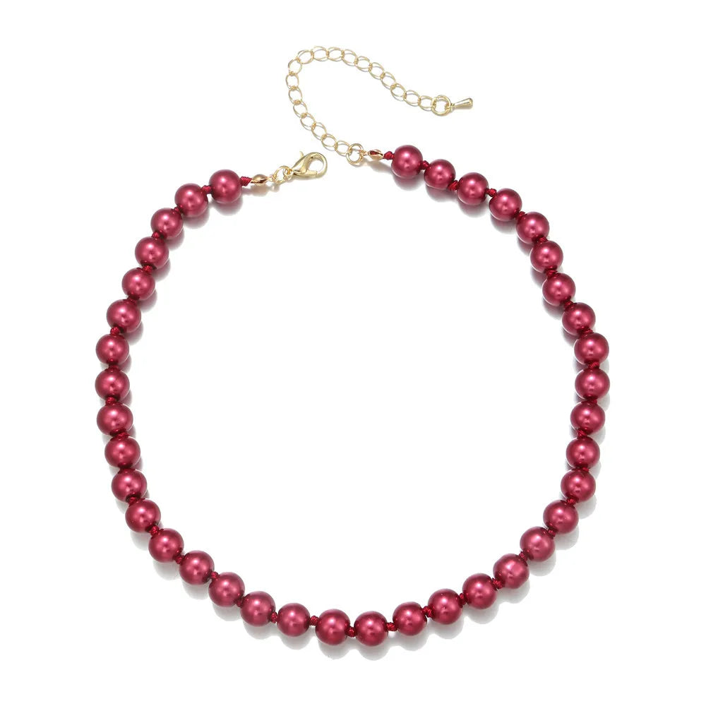 Pearl Beards Choker Necklace