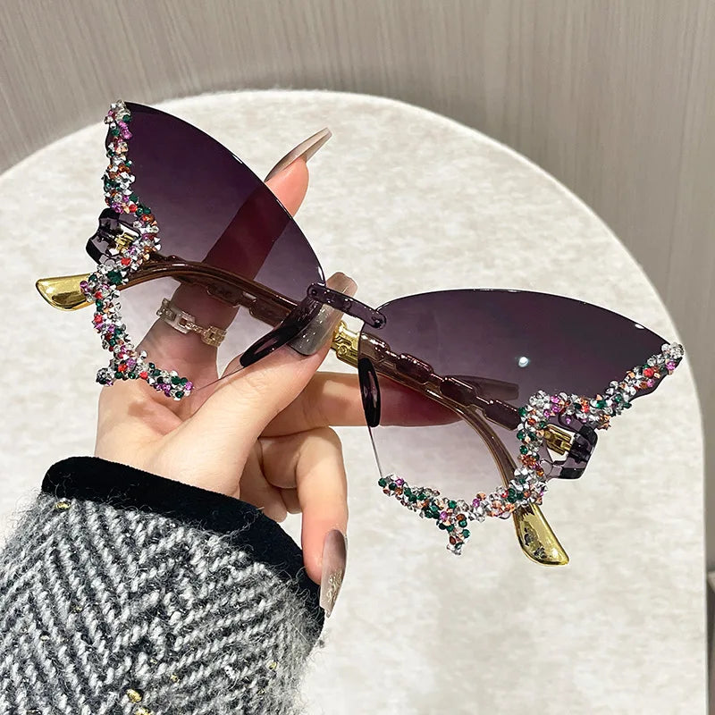 Rimless Butterfly Cat Eye