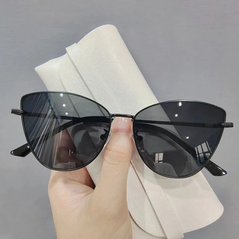 Classic Vintage Cat Eye Metal Frame