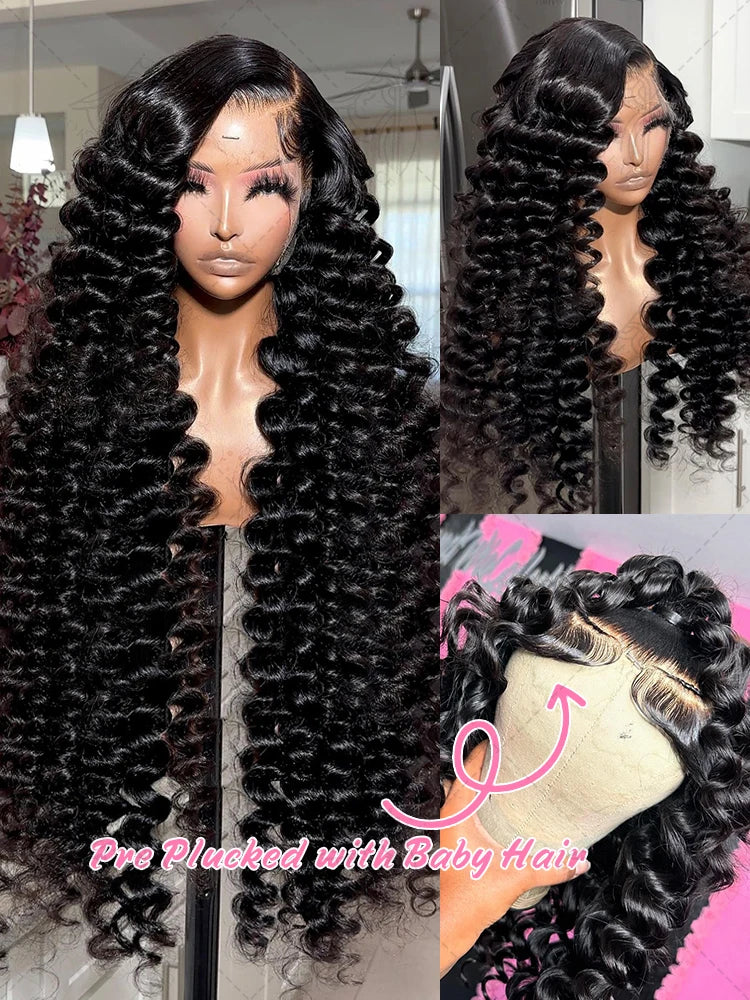 Brazilian Curly Water Wave | 13x6 Lace Front
