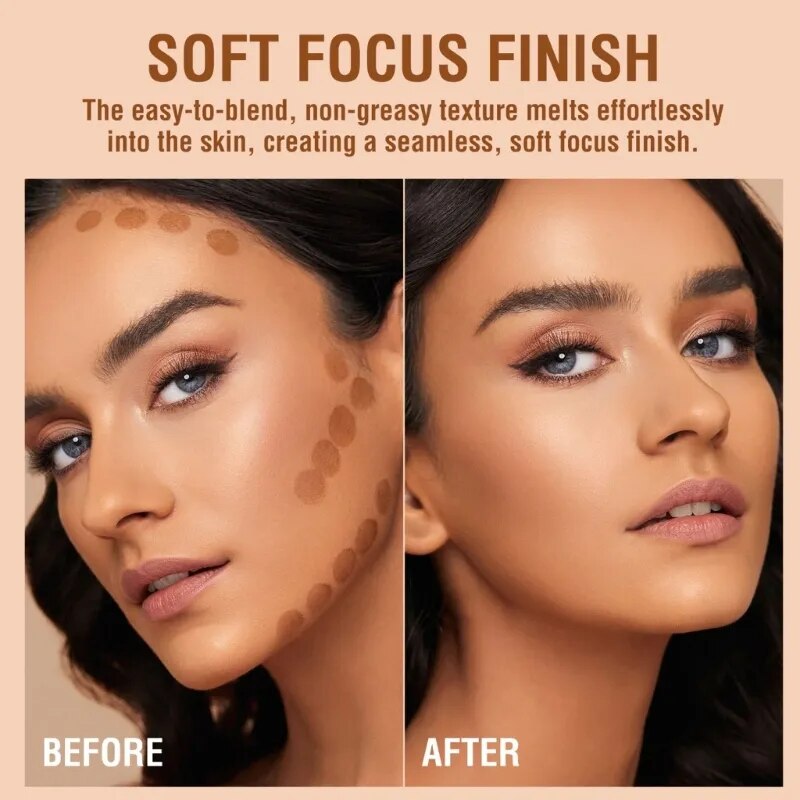 Soft Cream Liquid Contour |Liquid Face Concealer |Creamy Bronzer