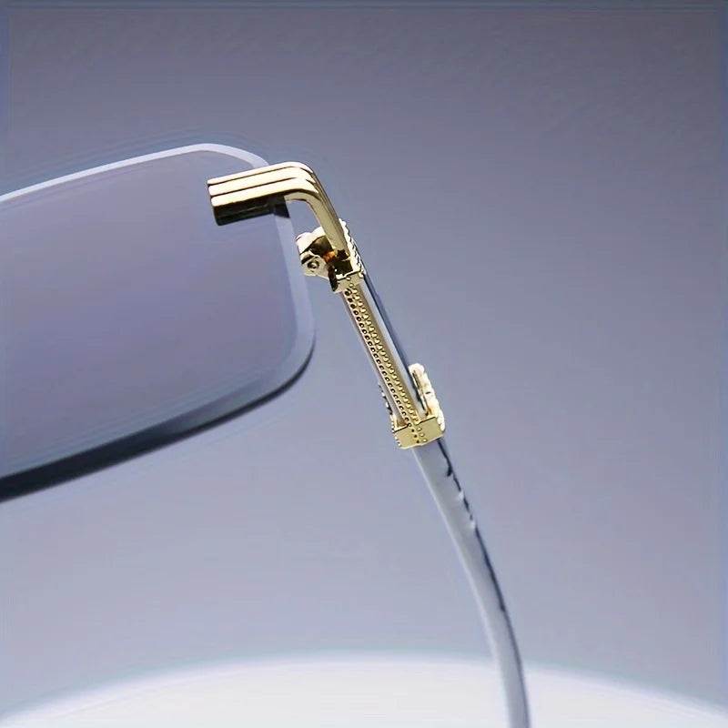 Rimless Classic Small Square Traveling Shades