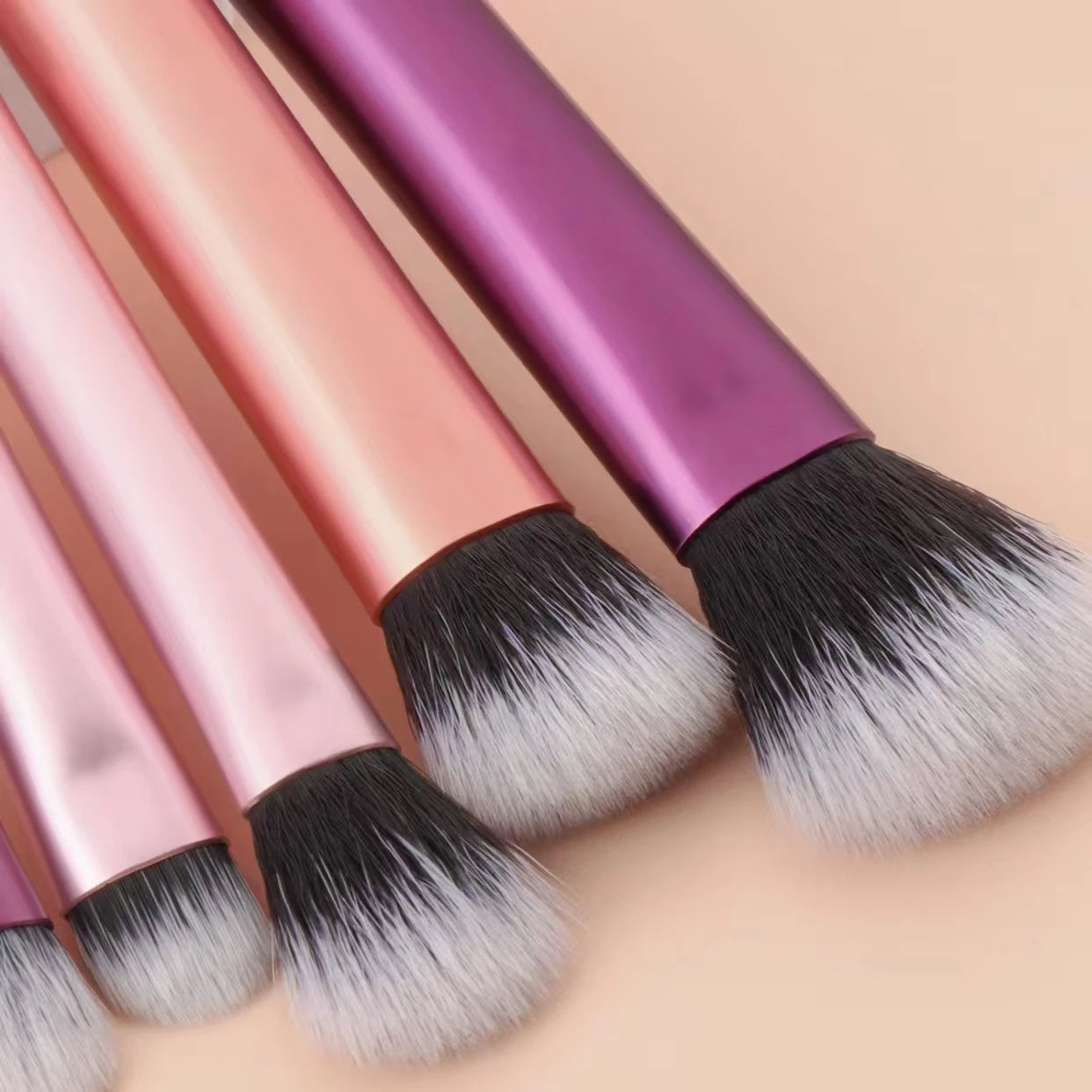 10-Piece Mini Makeup Brush Set, Available in Multiple Colors