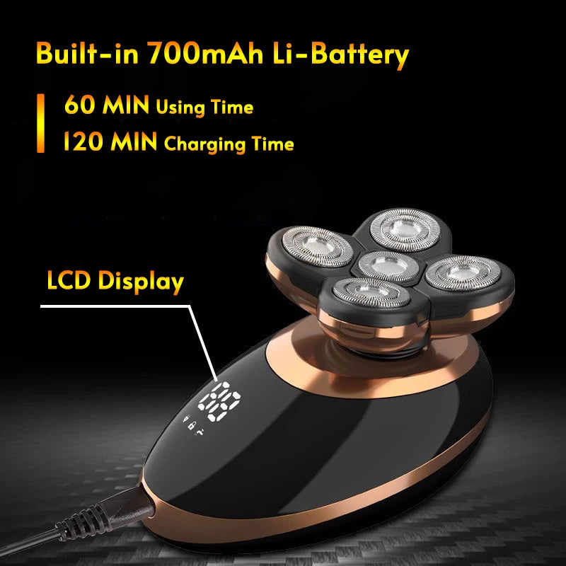 5 In 1 Electric Rechargeable Razor