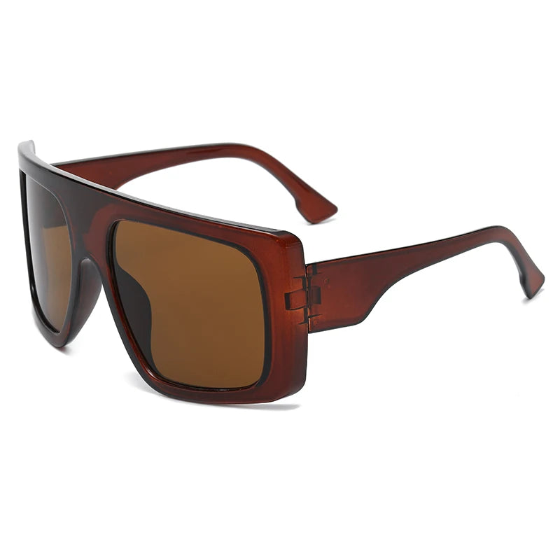 Oversized Punk Cycling Square Sunglasses