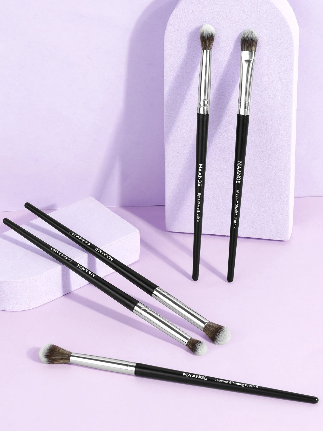 5PCS Concealer, Eyeshadow Soft Bristles Shader Brush