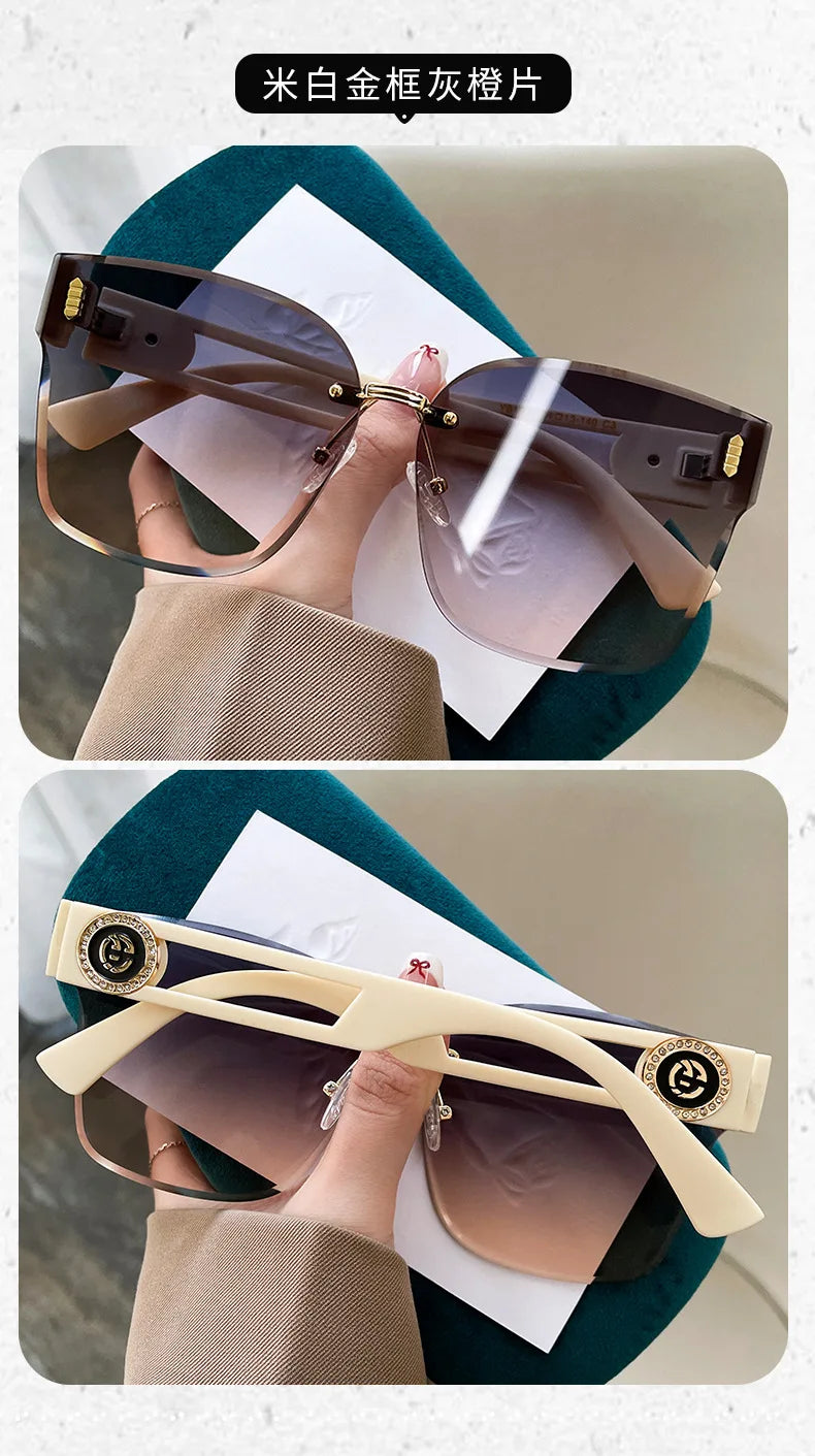 Frameless Edge-Cut Trendy Sunshade