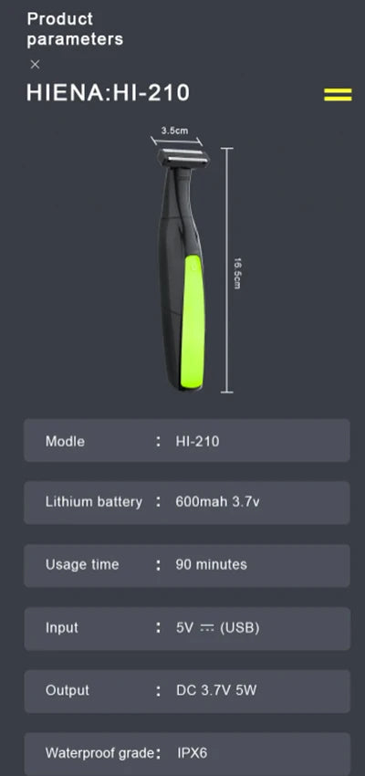 7 in 1 Shaver Multifunctional Rechargeable