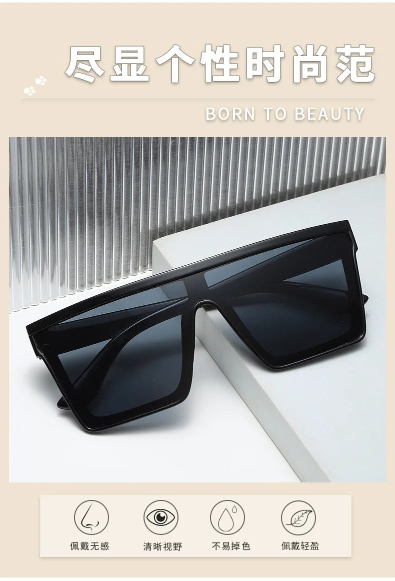 UV400 Square Sunglasses Eyewear