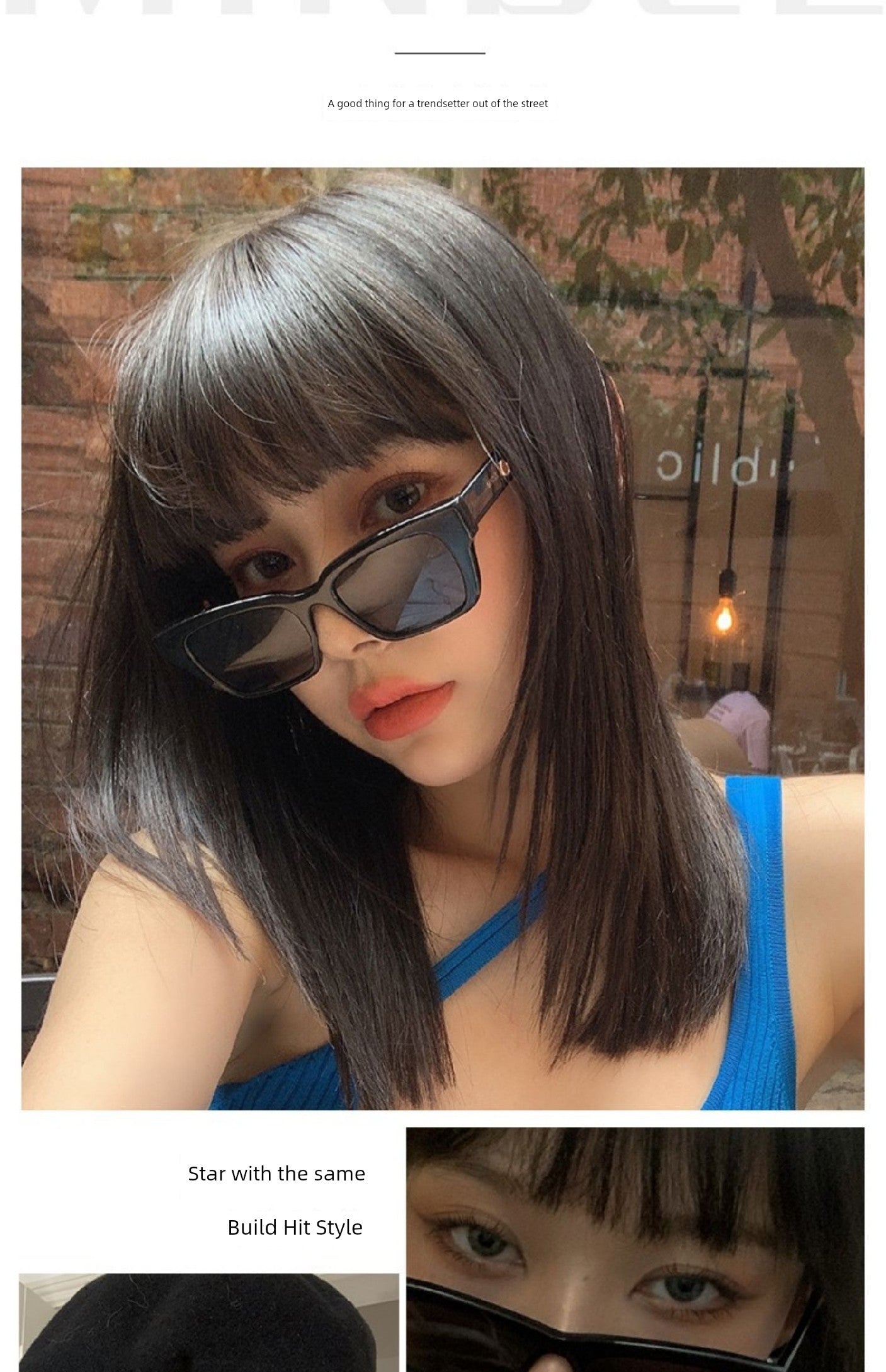American Cat's Eye Trendy Cool Sunglasses
