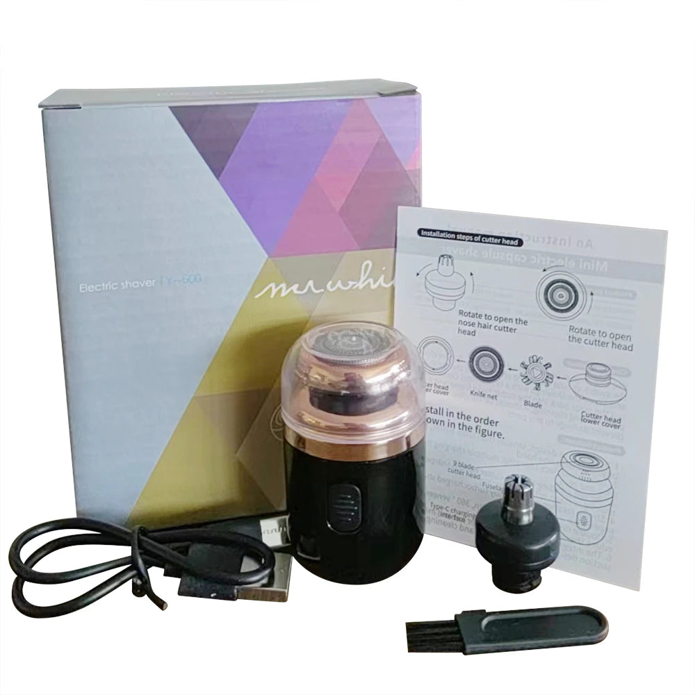 Mini Electric Shaver USB Rechargeable