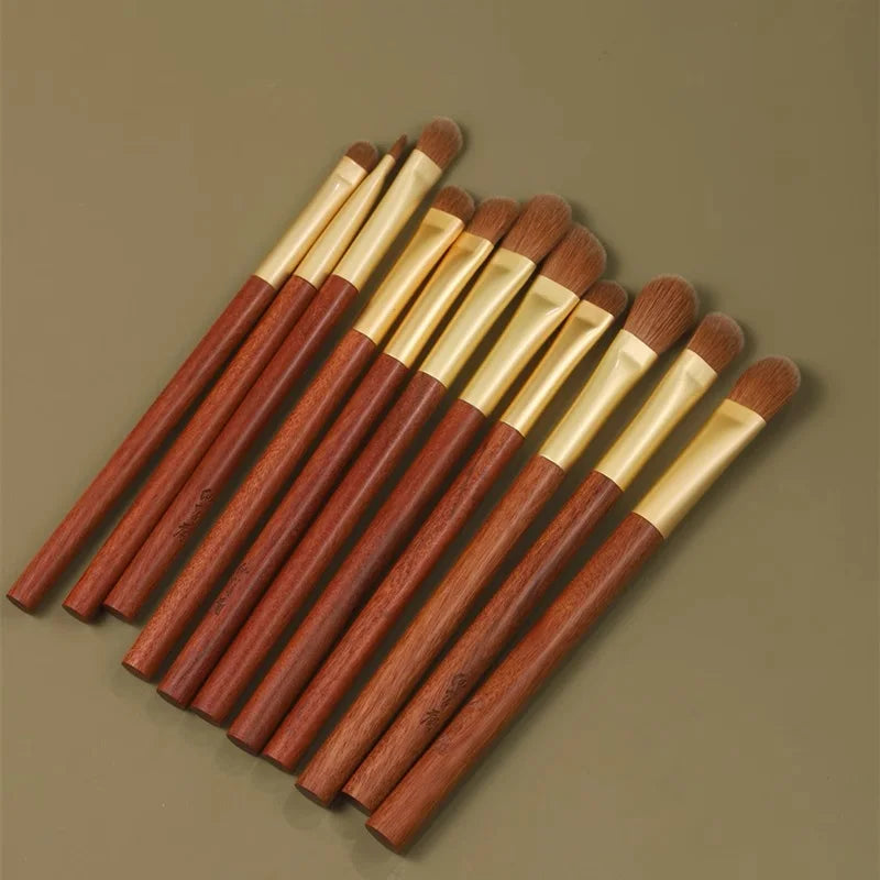 Professional Handmade Eye Shadow Brush African Rosewood