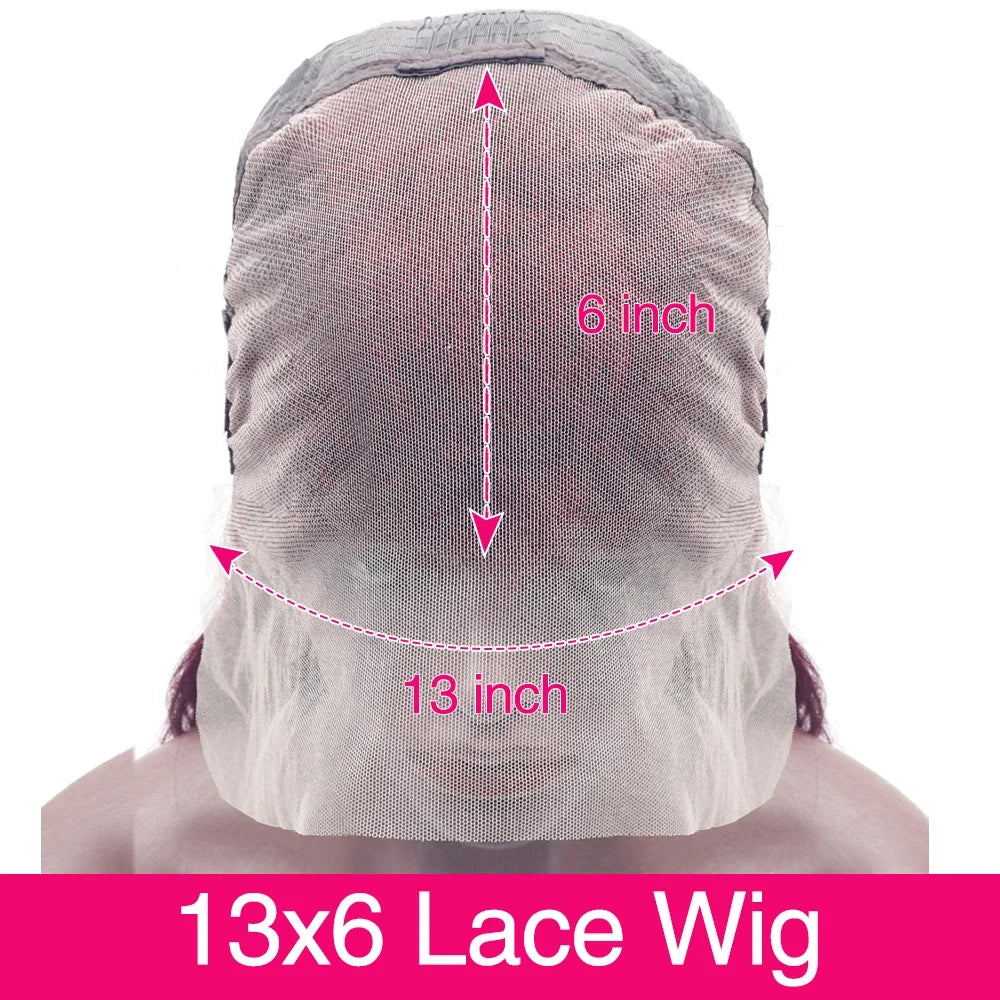 Burgundy 13x6 Body Wave Lace Front