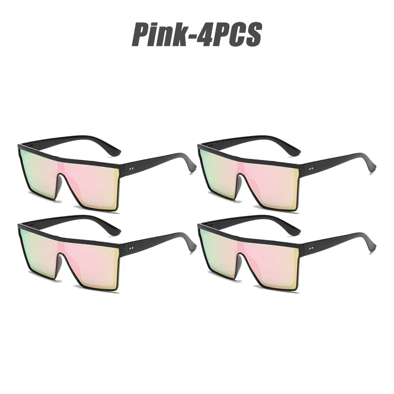 Retro cyberpunk Color Film Sunglasses