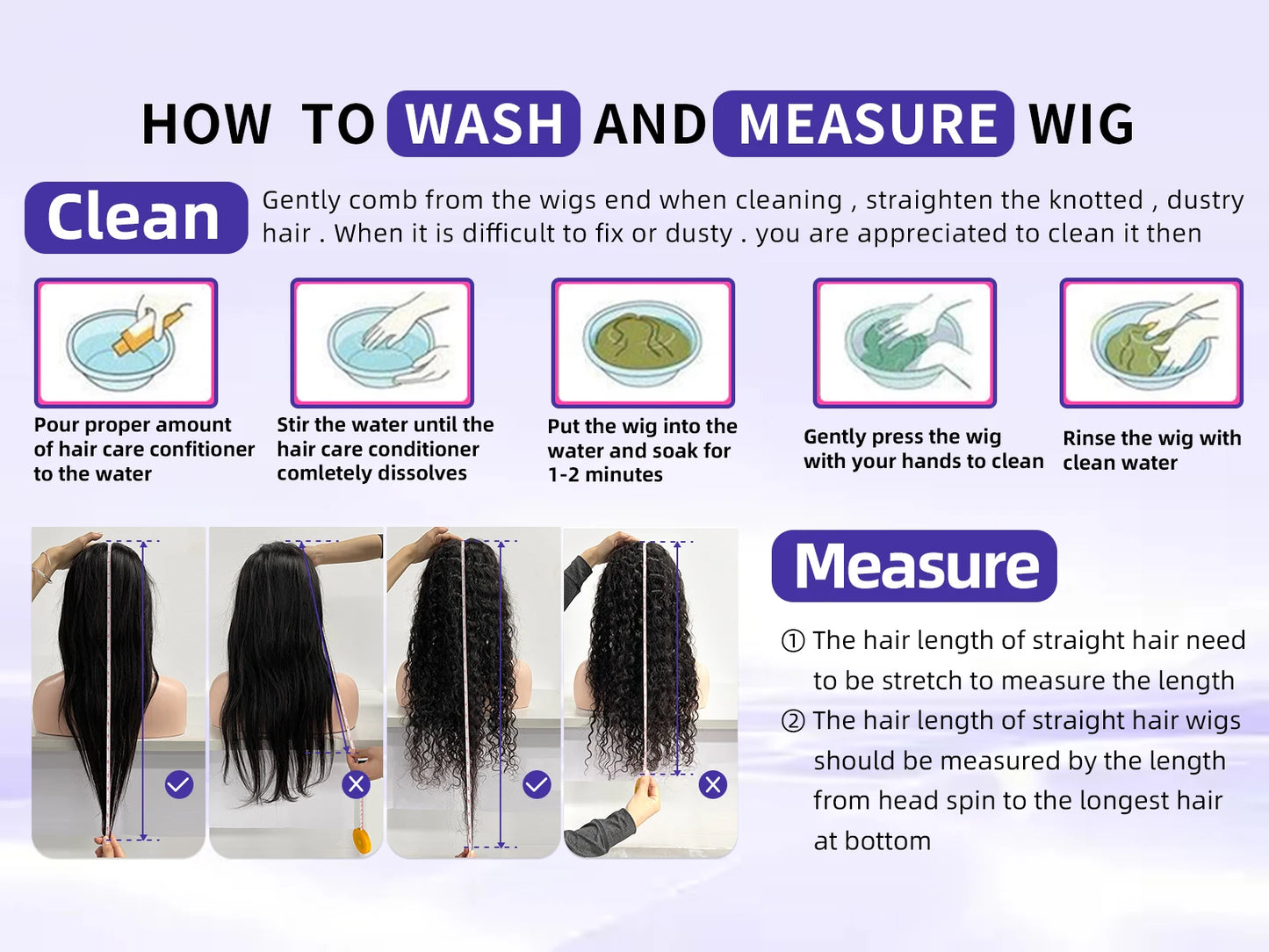 Brazilian 300% 13x6 Lace Frontal Wig Human Hair - Pre Plucked