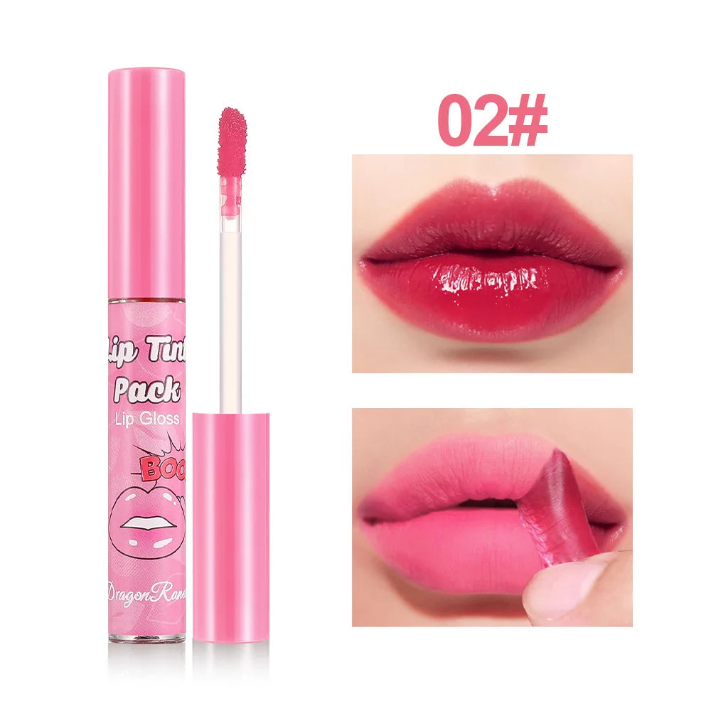Peel Off Rose Red Lip gloss - Waterproof