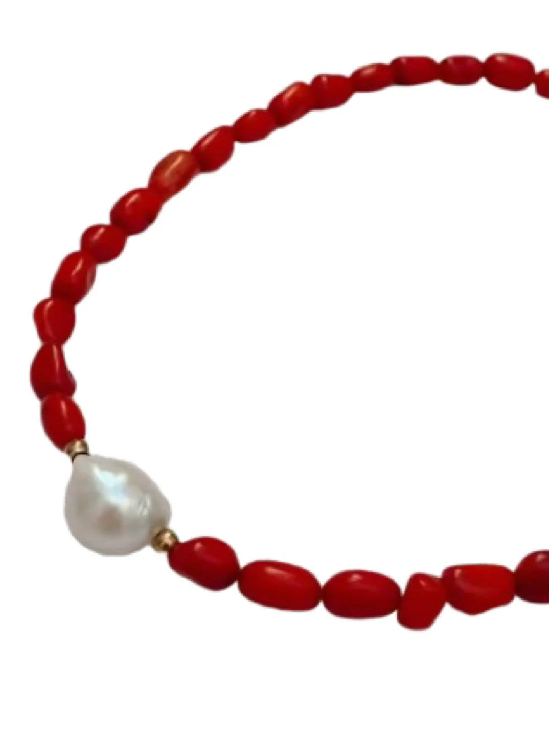 Natural Baroque Pearl Pendant Necklace