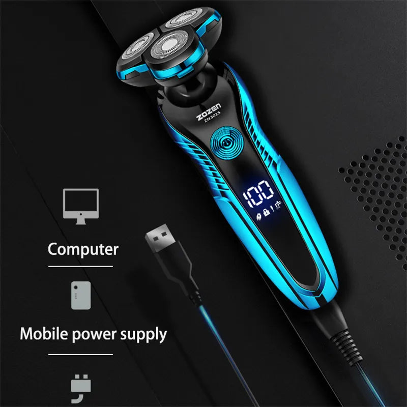 Electric Rechargeable Trimmer Wet-Dry Dual Use