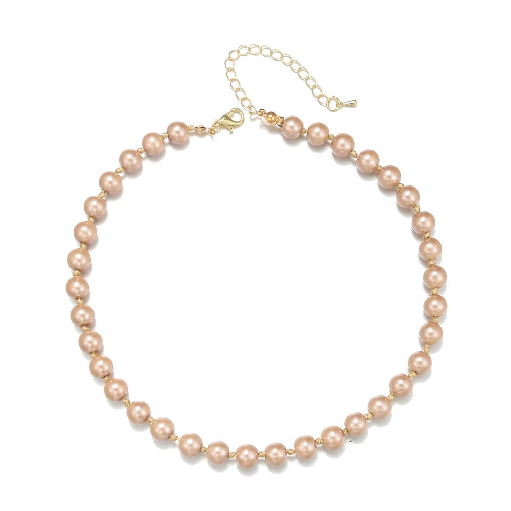 Pearl Beards Choker Necklace
