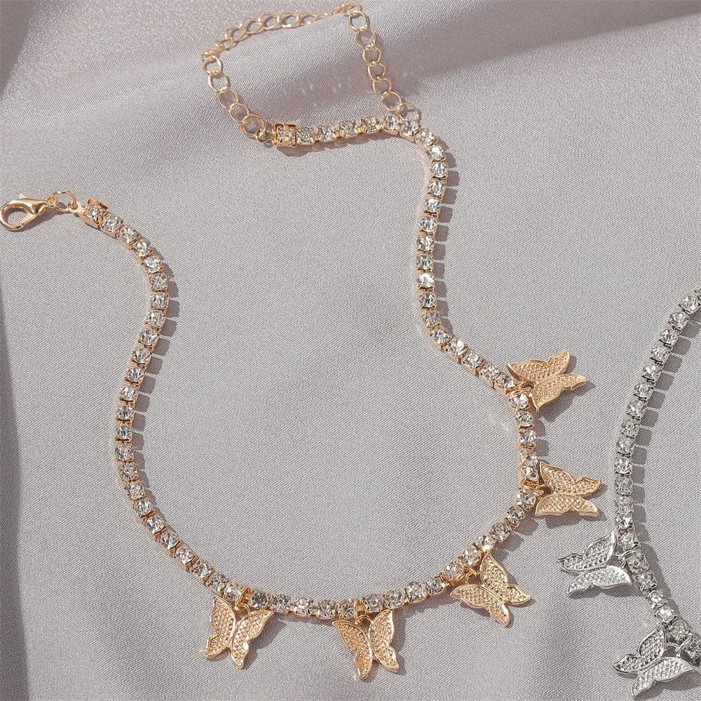 Butterfly pendant necklace