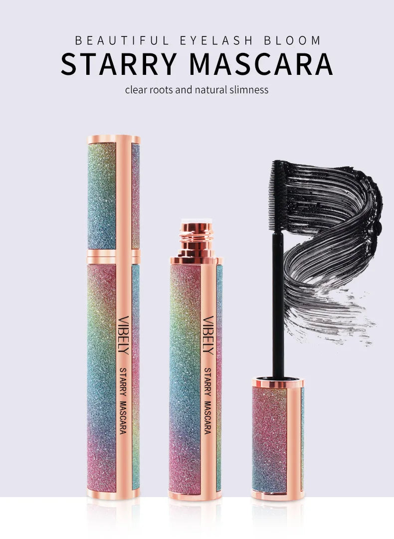 4D Slim, Thick, Curled, Waterproof, Long lasting, Non Staying Mascara