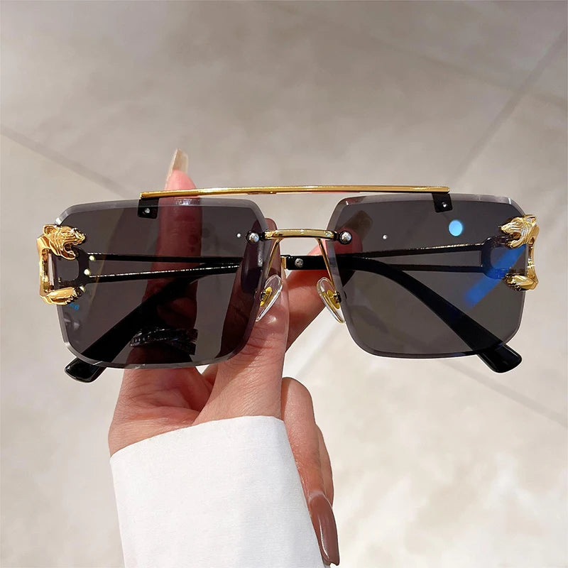 Double Bridge Gradient UV400 Sunglasses