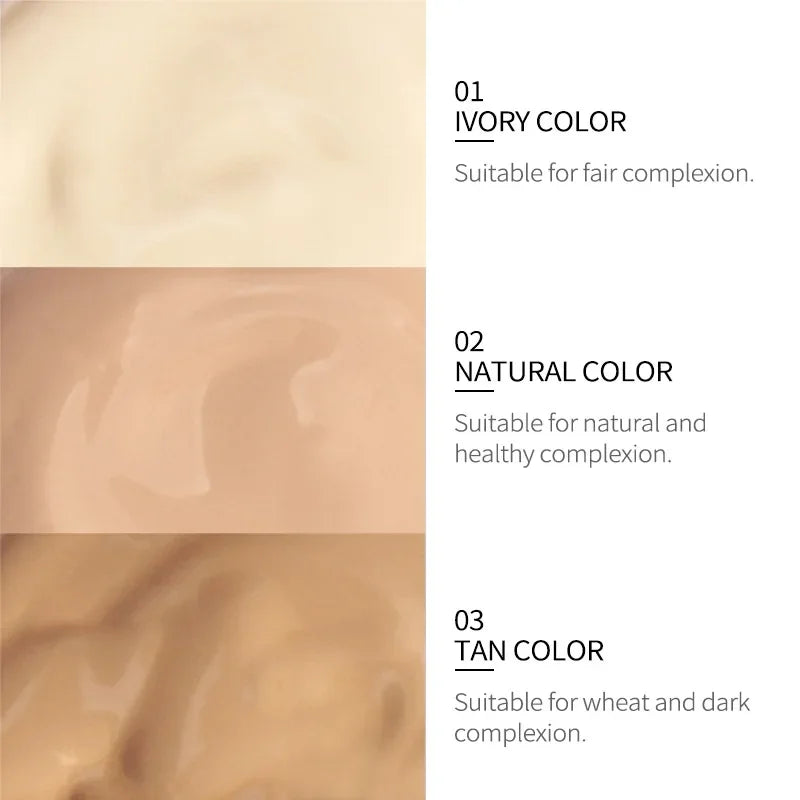 Liquid Foundation Moisturizing Long Lasting Natural Brighten
