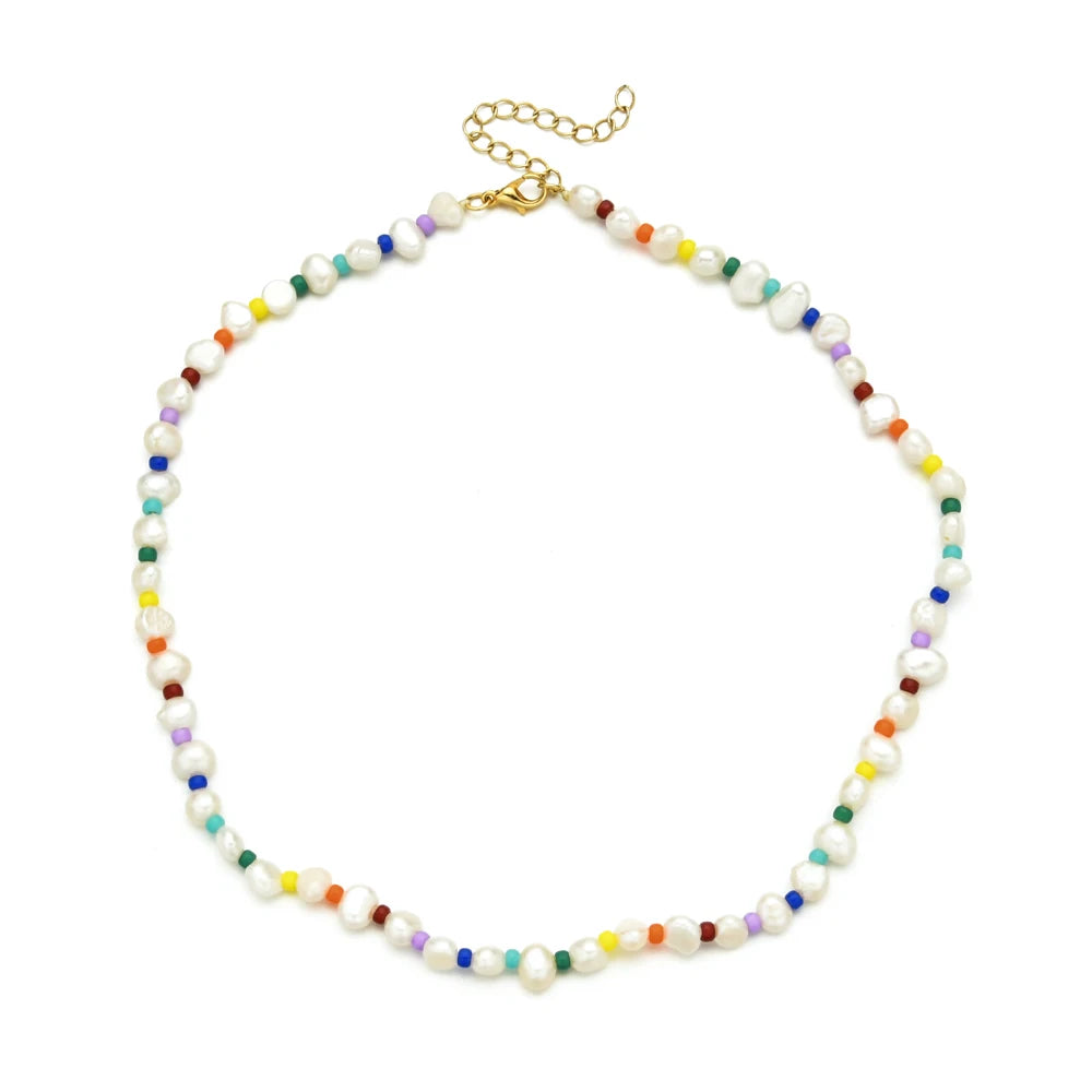 Boho Streetwear Luxury Pearl Necklace