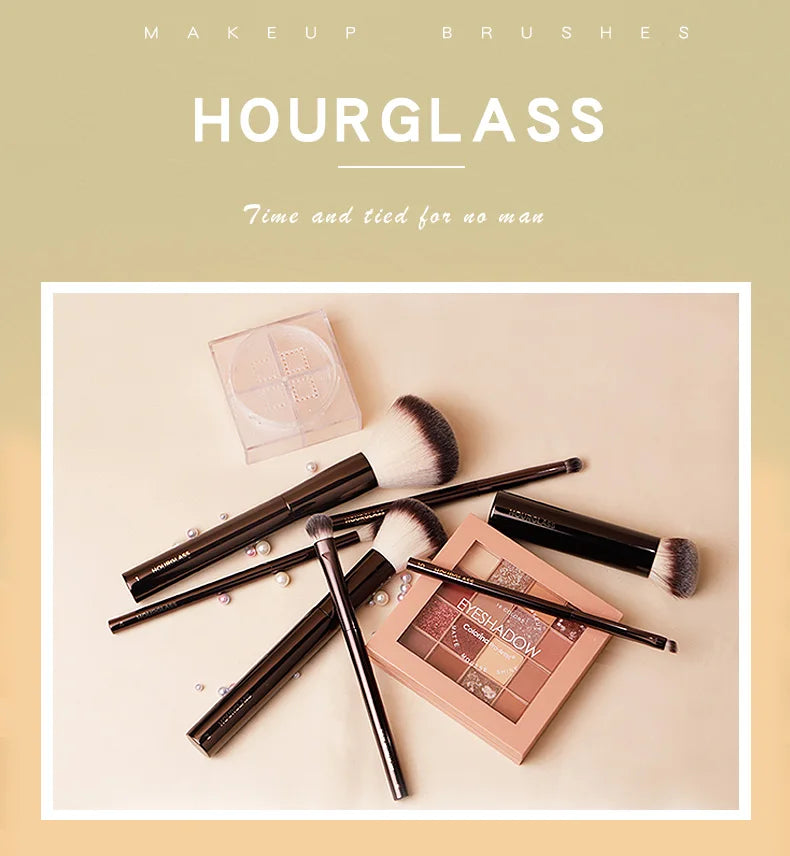 Hourglass Makeup Brushes Powder Foundation | Concealer | Blusher Bronzer | Eye Shadow  |Eyebrow Brush